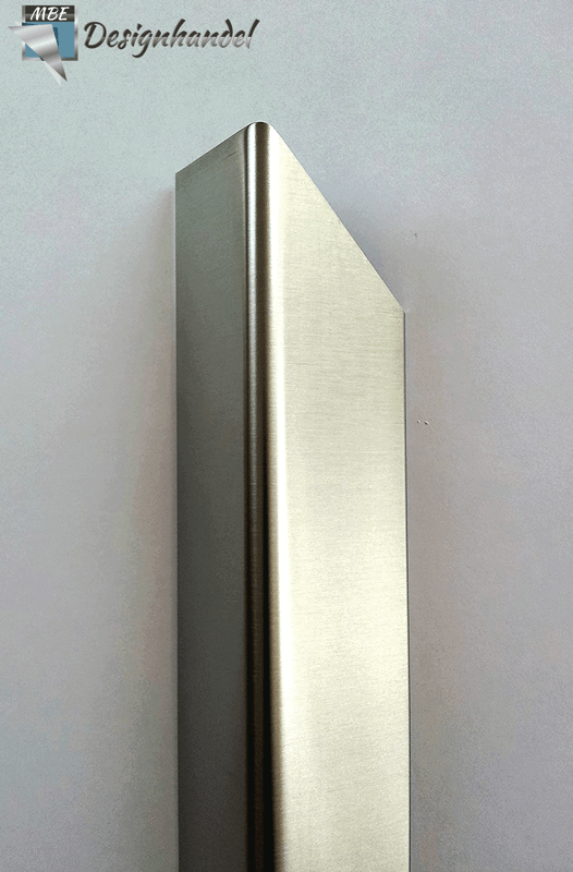 A+H Rammschutz Kantenschutz Wandschutz Schutzleiste (1000x192x20mm, Schwarz)
